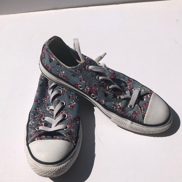 kids floral denim converse - Picture 4 of 6
